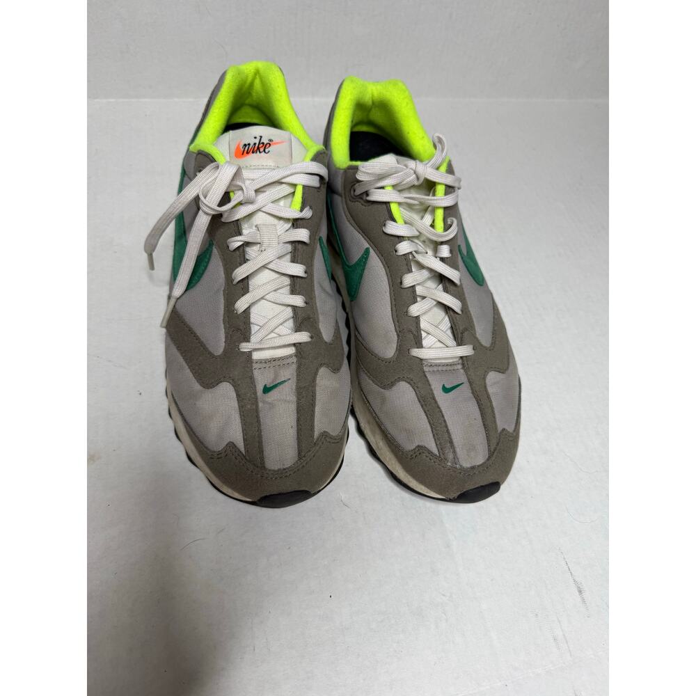 Nike Air Max Sneakers | Grey Green Neon | Cushioned | Mens - Picture 4 of 9
